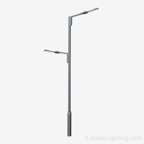 Pole light di strada zincato da 15 m calde